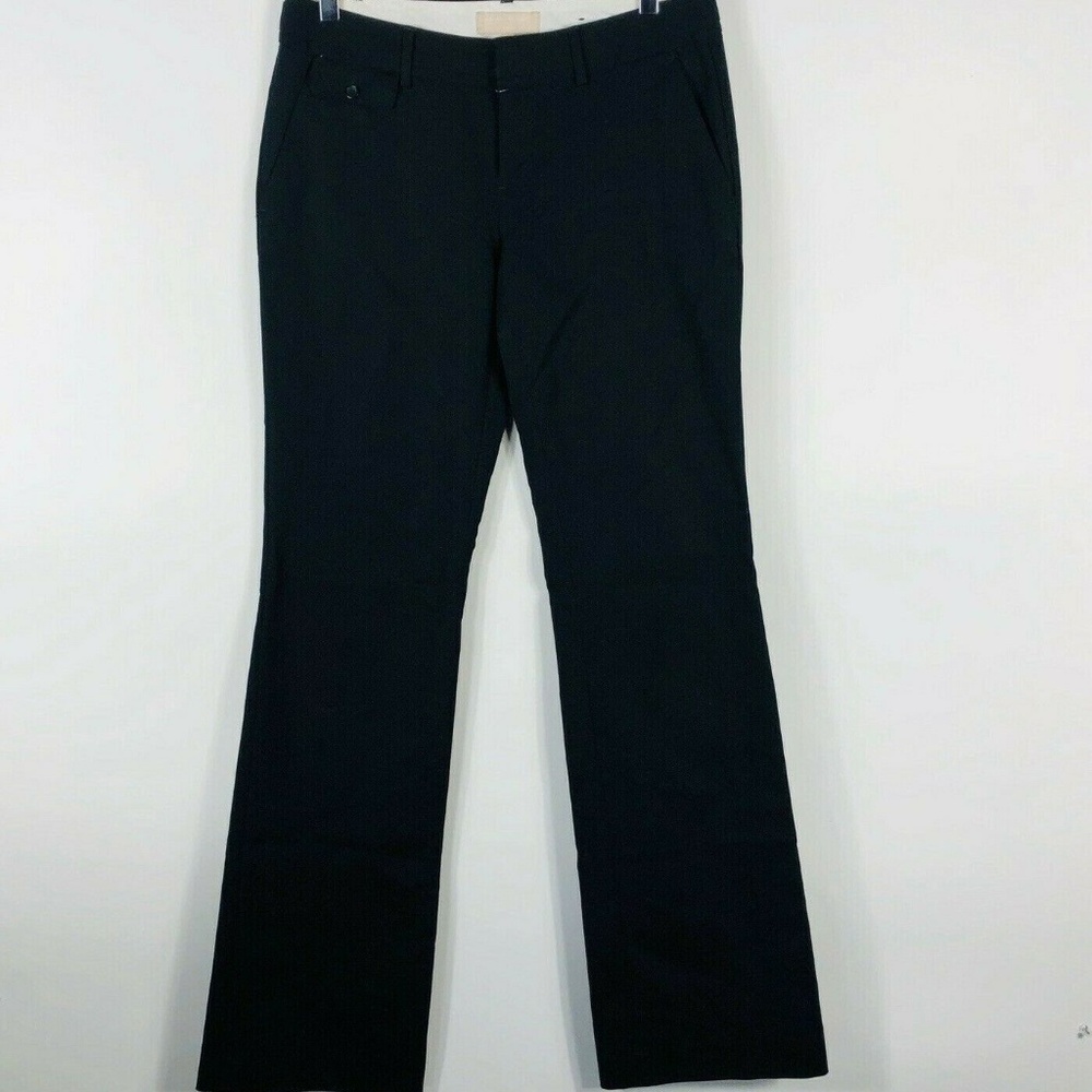 Banana Republic Size 4 Long Black Ryan Fit Pants